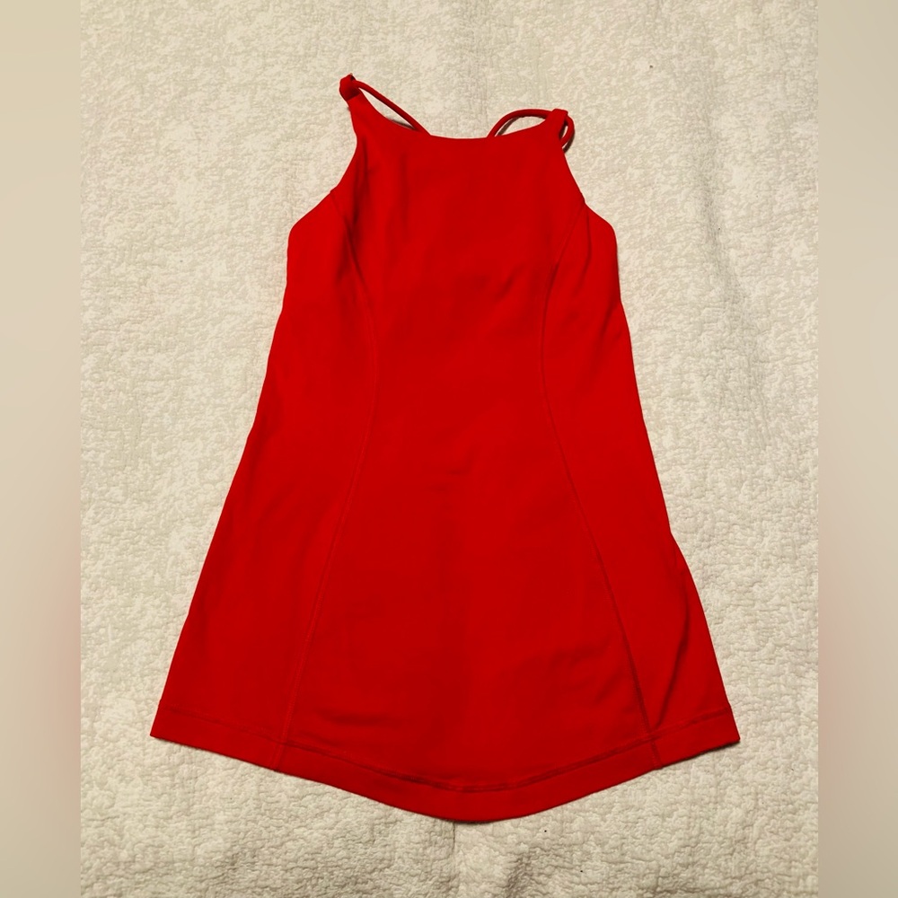 Lululemon Criss-Cross Back Red Tank Top
